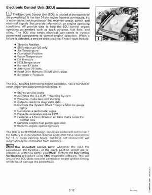 1999 "EE" 90, 115 FFI, 150, 175 V4, V6 FFI Outboards Service Manual, P/N 787024, Page 57