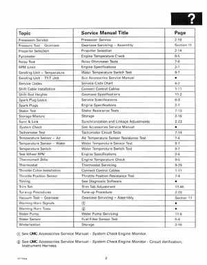 1999 "EE" Evinrude 200, 225 V6 FFI Outboards Service Manual, P/N 787025, Page 5