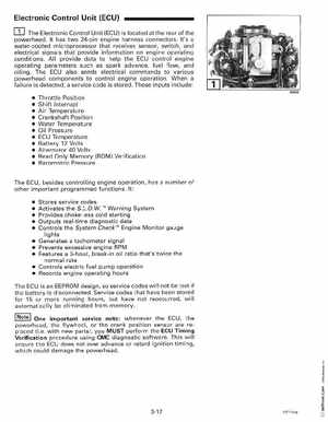 1999 "EE" Evinrude 200, 225 V6 FFI Outboards Service Manual, P/N 787025, Page 57