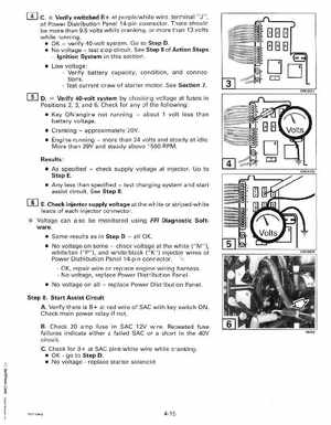 1999 "EE" Evinrude 200, 225 V6 FFI Outboards Service Manual, P/N 787025, Page 84