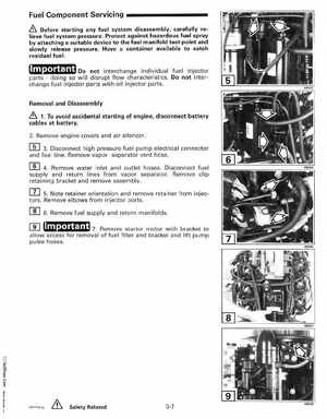1999 "EE" Evinrude 200, 225 V6 FFI Outboards Service Manual, P/N 787025, Page 113