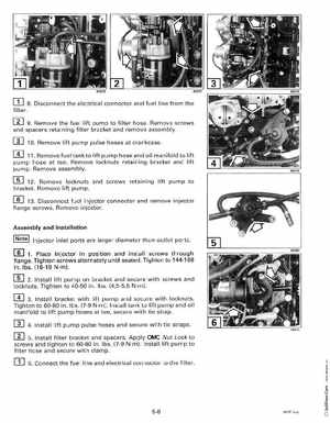 1999 "EE" Evinrude 200, 225 V6 FFI Outboards Service Manual, P/N 787025, Page 114