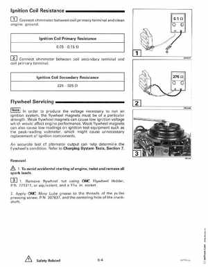 1999 "EE" Evinrude 200, 225 V6 FFI Outboards Service Manual, P/N 787025, Page 122