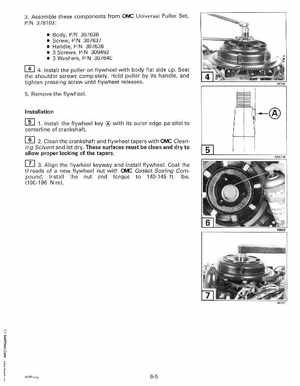 1999 "EE" Evinrude 200, 225 V6 FFI Outboards Service Manual, P/N 787025, Page 123