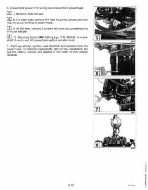 1999 "EE" Evinrude 200, 225 V6 FFI Outboards Service Manual, P/N 787025, Page 159
