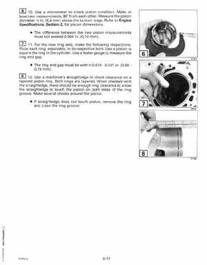 1999 "EE" Evinrude 200, 225 V6 FFI Outboards Service Manual, P/N 787025, Page 166