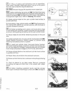 1999 "EE" Evinrude 200, 225 V6 FFI Outboards Service Manual, P/N 787025, Page 170