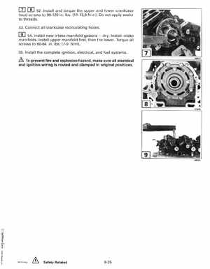 1999 "EE" Evinrude 200, 225 V6 FFI Outboards Service Manual, P/N 787025, Page 174