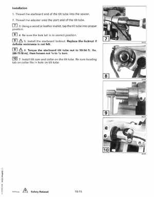 1999 "EE" Evinrude 200, 225 V6 FFI Outboards Service Manual, P/N 787025, Page 197