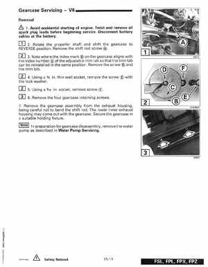 1999 "EE" Evinrude 200, 225 V6 FFI Outboards Service Manual, P/N 787025, Page 208