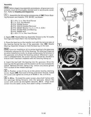 1999 "EE" Evinrude 200, 225 V6 FFI Outboards Service Manual, P/N 787025, Page 217