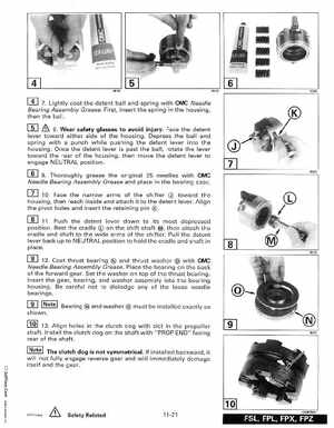 1999 "EE" Evinrude 200, 225 V6 FFI Outboards Service Manual, P/N 787025, Page 218