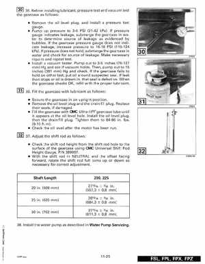 1999 "EE" Evinrude 200, 225 V6 FFI Outboards Service Manual, P/N 787025, Page 222