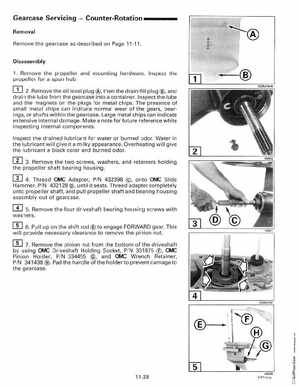 1999 "EE" Evinrude 200, 225 V6 FFI Outboards Service Manual, P/N 787025, Page 225