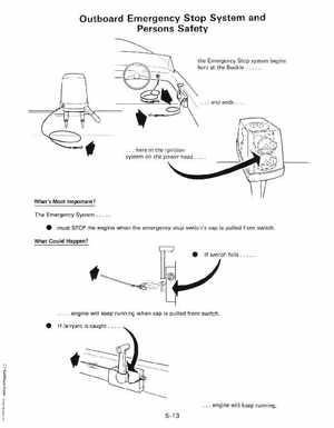 1999 "EE" Evinrude 200, 225 V6 FFI Outboards Service Manual, P/N 787025, Page 261