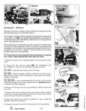 1999 "EE" Evinrude 5 thru 15 4-Stroke Service Manual, P/N 787022, Page 28