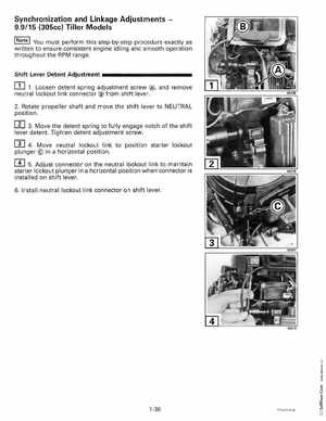 1999 "EE" Evinrude 5 thru 15 4-Stroke Service Manual, P/N 787022, Page 44