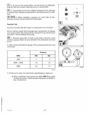 1999 "EE" Evinrude 5 thru 15 4-Stroke Service Manual, P/N 787022, Page 62