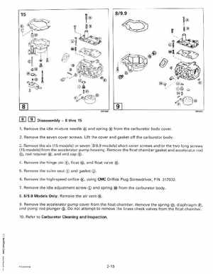 1999 "EE" Evinrude 5 thru 15 4-Stroke Service Manual, P/N 787022, Page 70