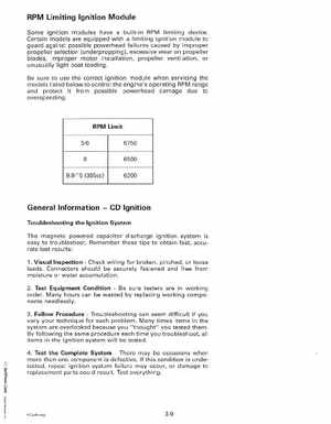 1999 "EE" Evinrude 5 thru 15 4-Stroke Service Manual, P/N 787022, Page 86