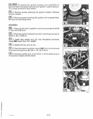 1999 "EE" Evinrude 5 thru 15 4-Stroke Service Manual, P/N 787022, Page 92