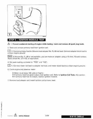1999 "EE" Evinrude 5 thru 15 4-Stroke Service Manual, P/N 787022, Page 106