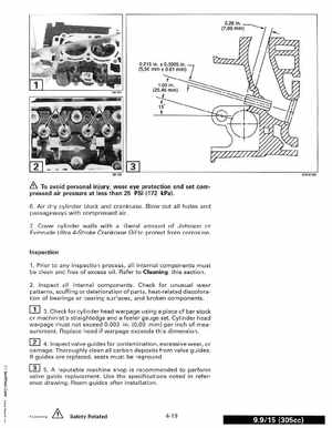 1999 "EE" Evinrude 5 thru 15 4-Stroke Service Manual, P/N 787022, Page 136
