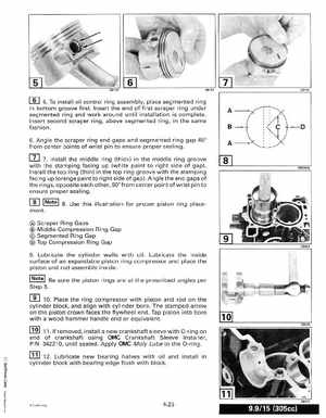 1999 "EE" Evinrude 5 thru 15 4-Stroke Service Manual, P/N 787022, Page 142