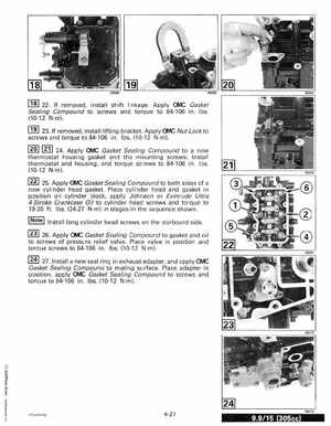 1999 "EE" Evinrude 5 thru 15 4-Stroke Service Manual, P/N 787022, Page 144