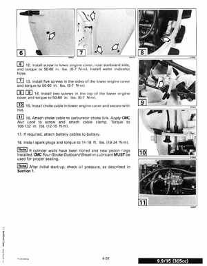 1999 "EE" Evinrude 5 thru 15 4-Stroke Service Manual, P/N 787022, Page 148