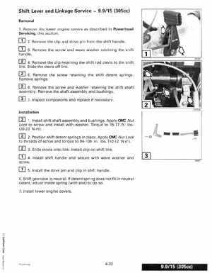 1999 "EE" Evinrude 5 thru 15 4-Stroke Service Manual, P/N 787022, Page 150