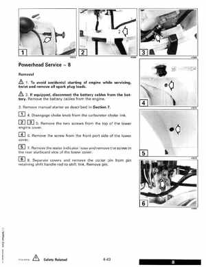1999 "EE" Evinrude 5 thru 15 4-Stroke Service Manual, P/N 787022, Page 160