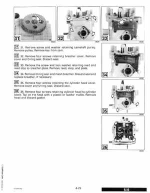 1999 "EE" Evinrude 5 thru 15 4-Stroke Service Manual, P/N 787022, Page 196