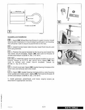 1999 "EE" Evinrude 5 thru 15 4-Stroke Service Manual, P/N 787022, Page 229