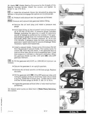 1999 "EE" Evinrude 5 thru 15 4-Stroke Service Manual, P/N 787022, Page 256