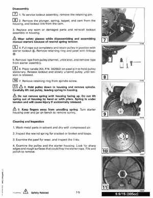 1999 "EE" Evinrude 5 thru 15 4-Stroke Service Manual, P/N 787022, Page 277
