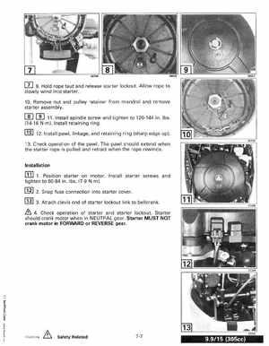 1999 "EE" Evinrude 5 thru 15 4-Stroke Service Manual, P/N 787022, Page 279
