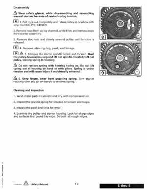 1999 "EE" Evinrude 5 thru 15 4-Stroke Service Manual, P/N 787022, Page 281