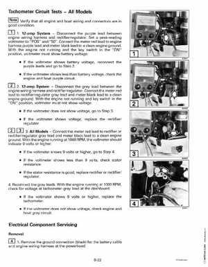 1999 "EE" Evinrude 5 thru 15 4-Stroke Service Manual, P/N 787022, Page 305