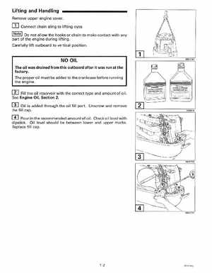 1999 "EE" Evinrude 70HP 4-Stroke Service Manual, P/N 787023, Page 8