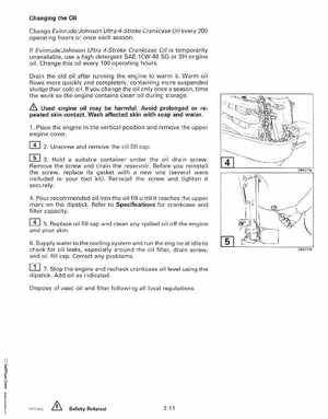 1999 "EE" Evinrude 70HP 4-Stroke Service Manual, P/N 787023, Page 23