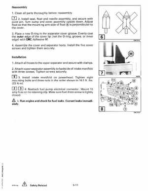 1999 "EE" Evinrude 70HP 4-Stroke Service Manual, P/N 787023, Page 81