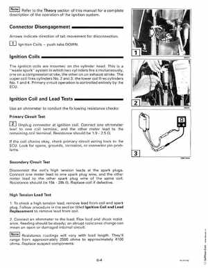 1999 "EE" Evinrude 70HP 4-Stroke Service Manual, P/N 787023, Page 85