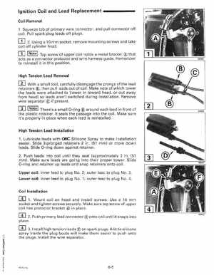 1999 "EE" Evinrude 70HP 4-Stroke Service Manual, P/N 787023, Page 86