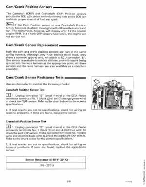 1999 "EE" Evinrude 70HP 4-Stroke Service Manual, P/N 787023, Page 87