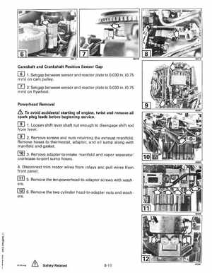 1999 "EE" Evinrude 70HP 4-Stroke Service Manual, P/N 787023, Page 115