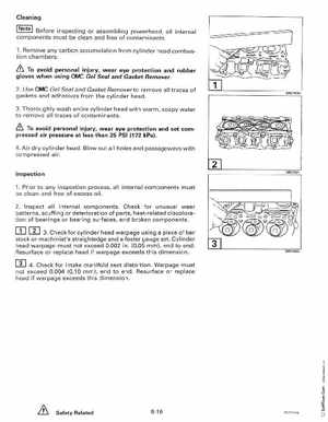 1999 "EE" Evinrude 70HP 4-Stroke Service Manual, P/N 787023, Page 120