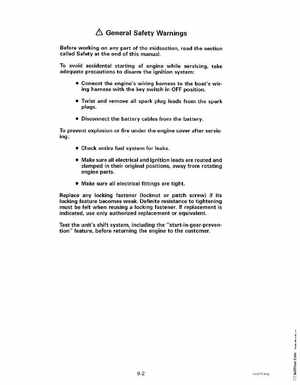 1999 "EE" Evinrude 70HP 4-Stroke Service Manual, P/N 787023, Page 139
