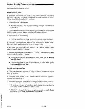 1999 "EE" Evinrude 70HP 4-Stroke Service Manual, P/N 787023, Page 187