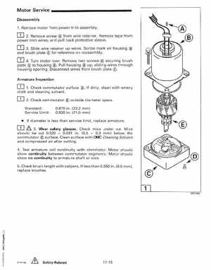 1999 "EE" Evinrude 70HP 4-Stroke Service Manual, P/N 787023, Page 189